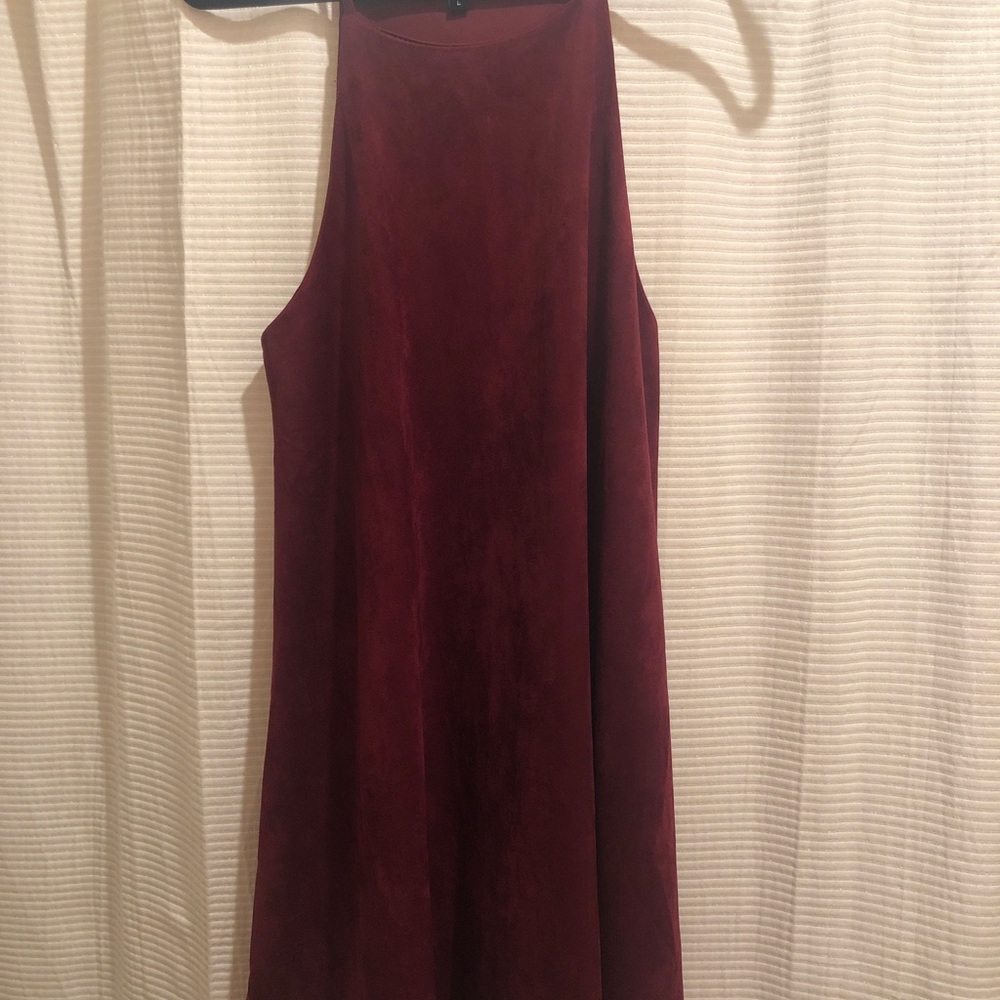 Velvet style skater dress